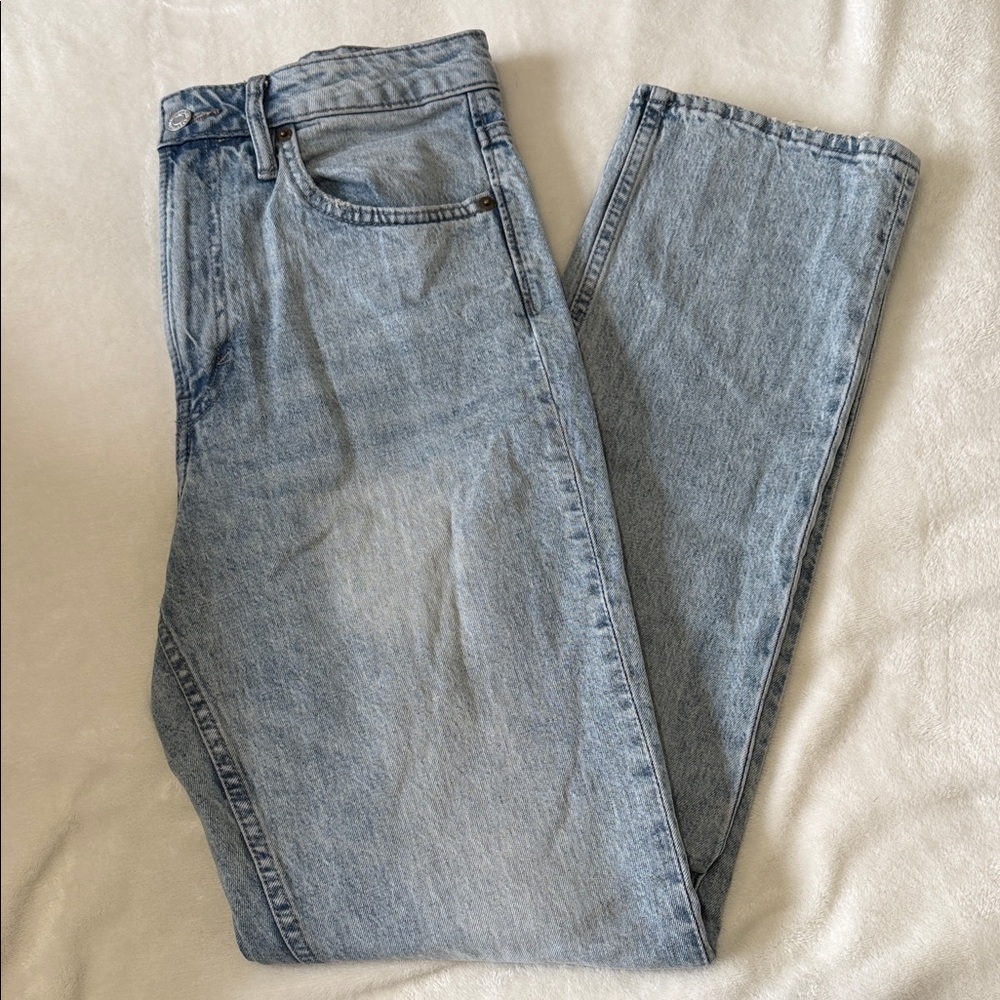 💜 &Denim Slim Straight Jeans
